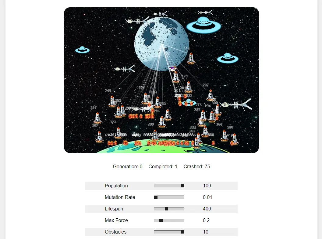 Smart Rockets